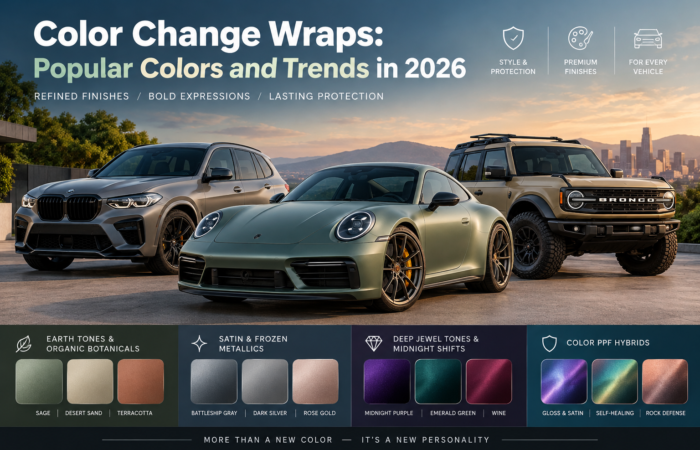 2026 Car Wrap Color Trends