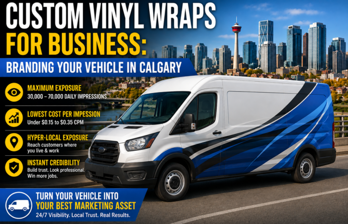 Calgary Custom Vinyl Wraps Advertisement